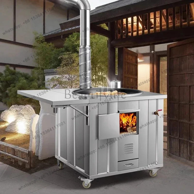 LS Paslanmaz Çelik Odun Sobası - Home Cooking Heater incelemesi ve fiyatı