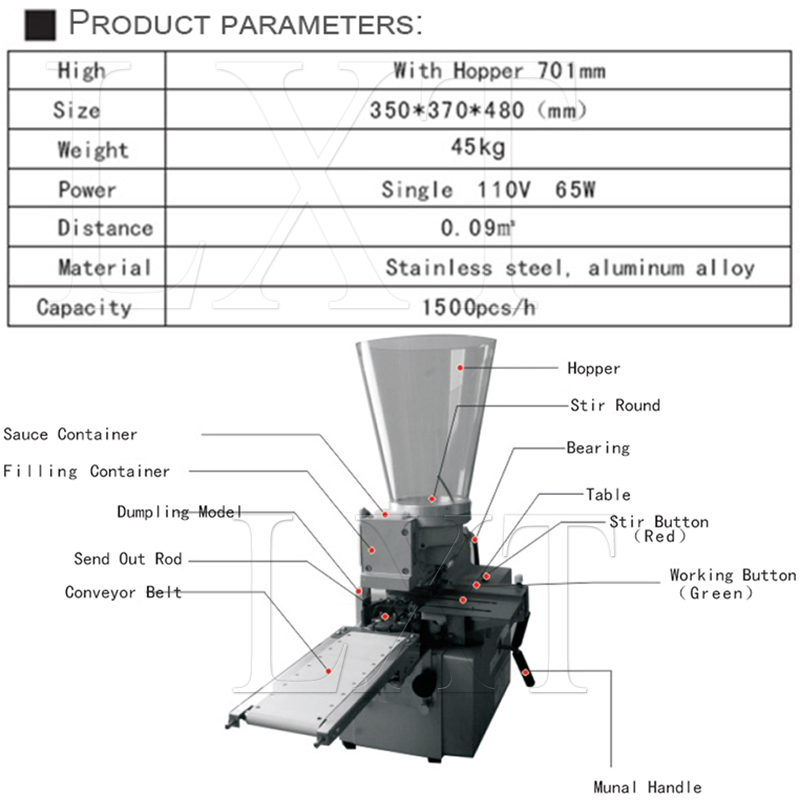 110v 220v Masaüstü HT-28 Kızar - Gyoza Dumpling Maker incelemesi ve fiyatı